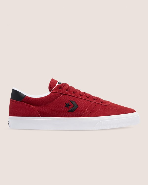 Converse Boulevard Suede Rød Sko Danmark - Converse Lave Sneakers Dame - 67539VAQG